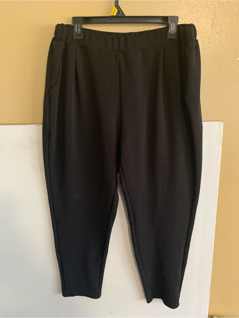 SHEIN Black Cropped Ankle Pants